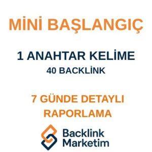 Mini Başlangıç Backlink Paketi