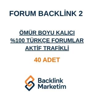 Türkçe Forum Backlink Paketi 2