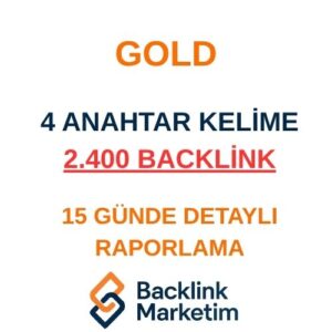 Gold Backlink Paketi