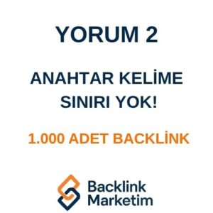 Yorum Backlink Paketi 2